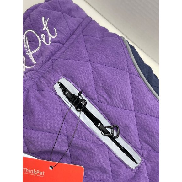 ThinkPet ComfortPro Quilted Dog Vest With Zipper - Picture 5 of 9